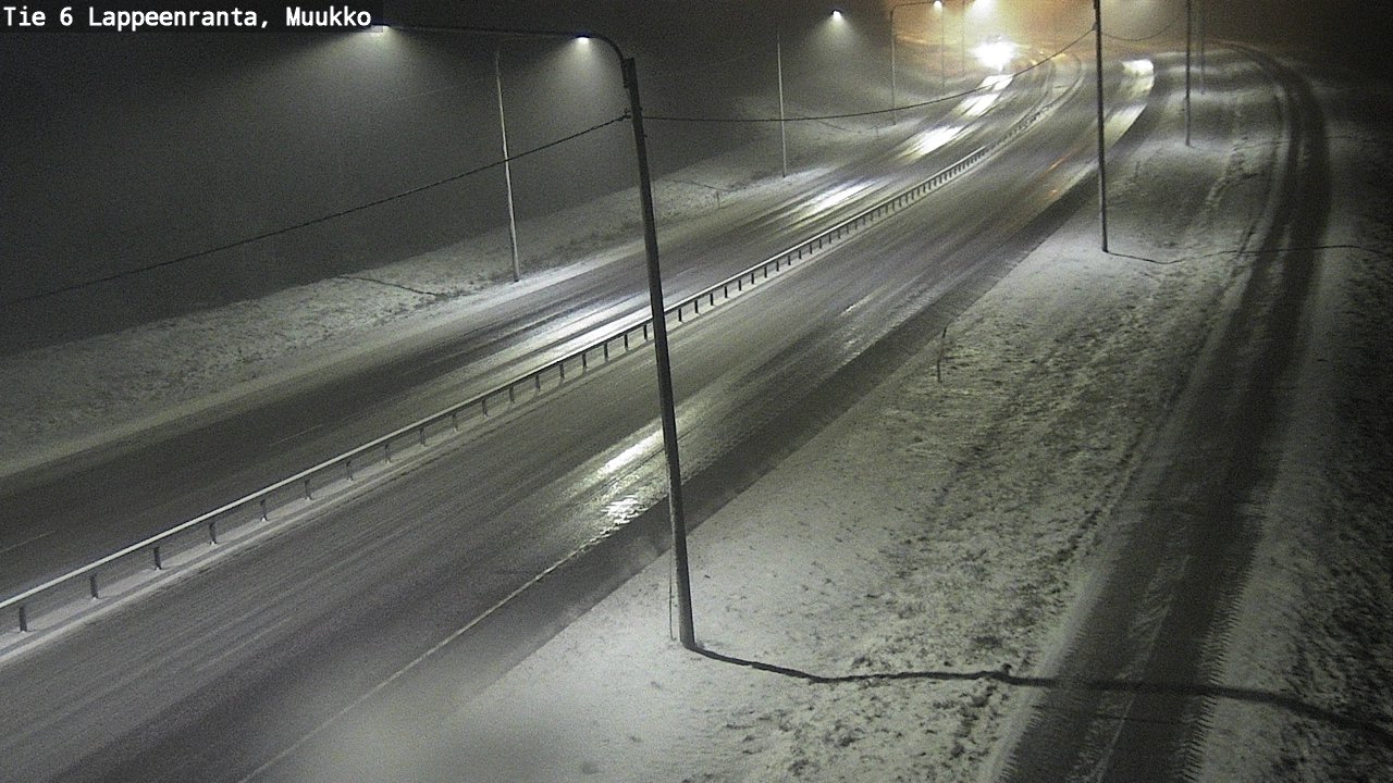 Weather Camera Image Road 6 Lappeenranta, Muukko, Lappeenranta, Etelä-Karjala