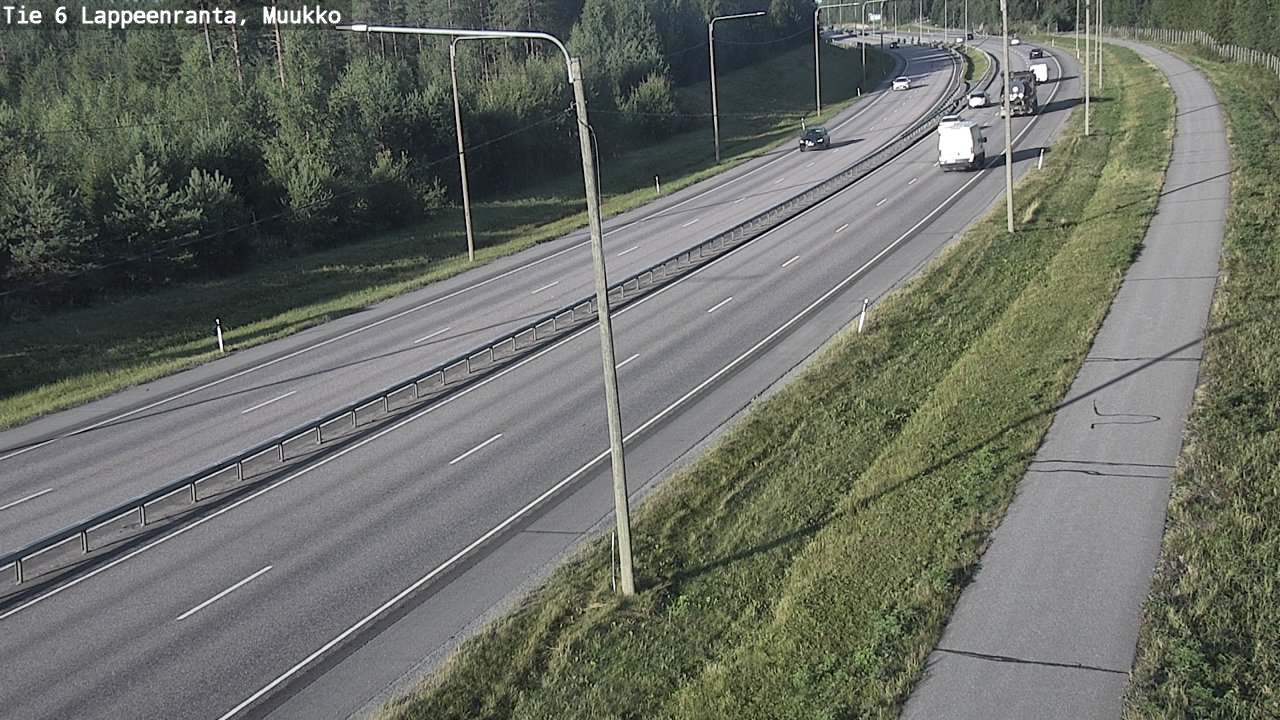 Kelikamerat Kuva Tie 6 Lappeenranta, Muukko, Lappeenranta, Etelä-Karjala