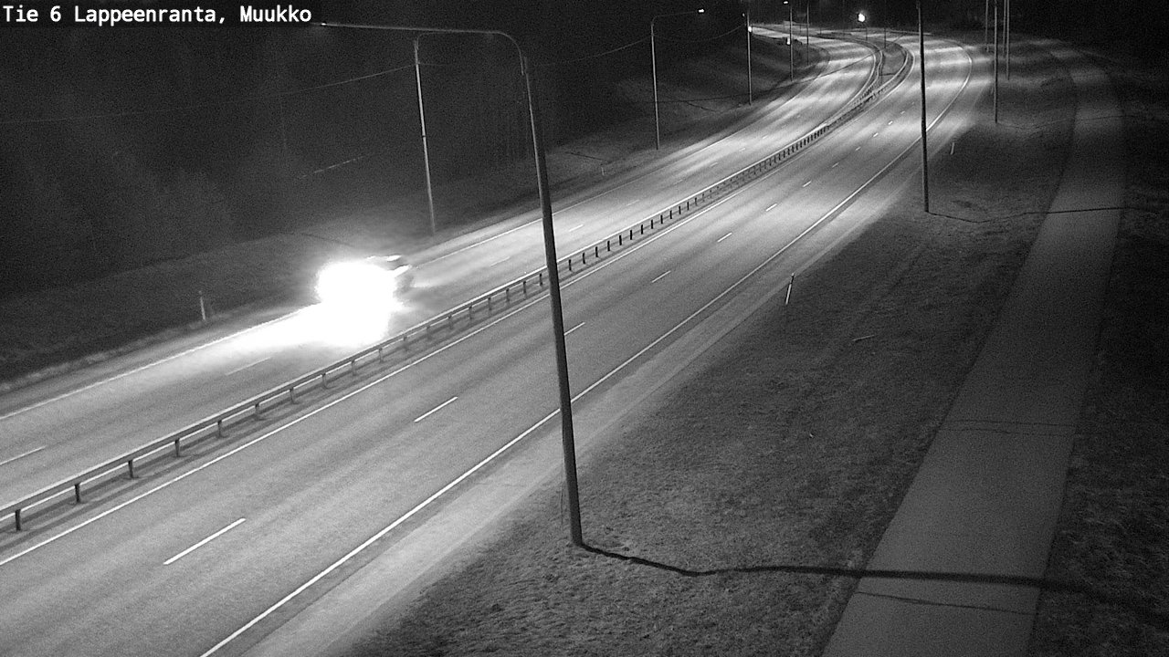 Weather Camera Image Road 6 Lappeenranta, Muukko, Lappeenranta, Etelä-Karjala
