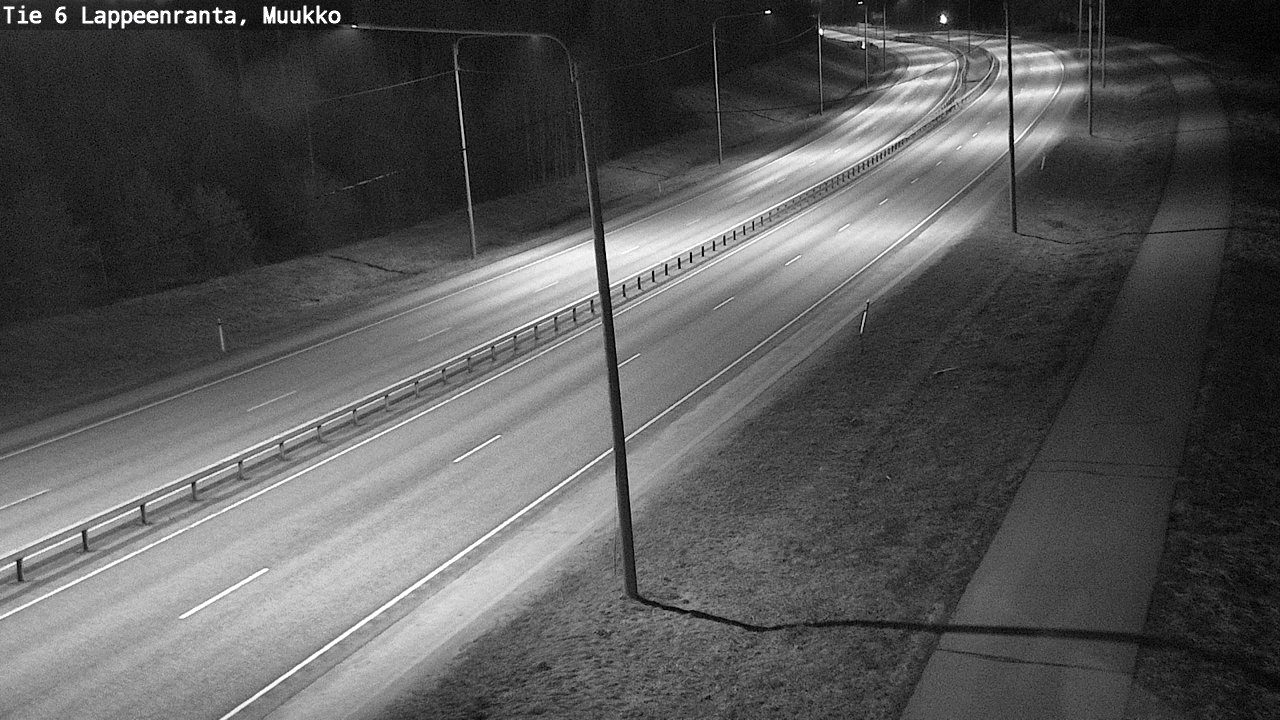 Weather Camera Image Road 6 Lappeenranta, Muukko, Lappeenranta, Etelä-Karjala