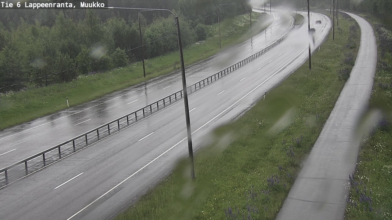 Weather Camera Image Road 6 Lappeenranta, Muukko, Lappeenranta, Etelä-Karjala