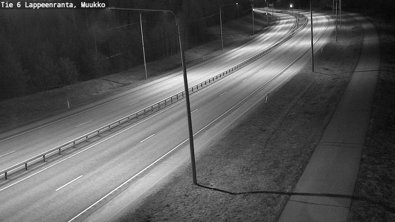 Weather Camera Image Road 6 Lappeenranta, Muukko, Lappeenranta, Etelä-Karjala