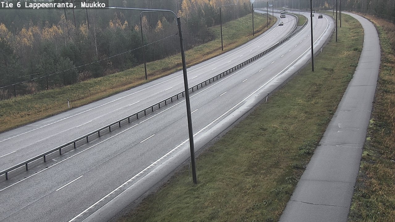 Kelikamerat Kuva Tie 6 Lappeenranta, Muukko, Lappeenranta, Etelä-Karjala