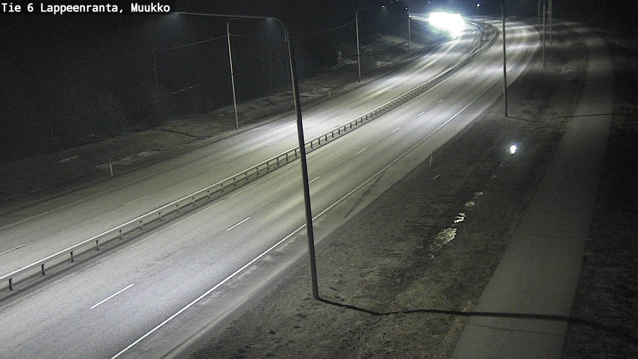 Weather Camera Image Road 6 Lappeenranta, Muukko, Lappeenranta, Etelä-Karjala