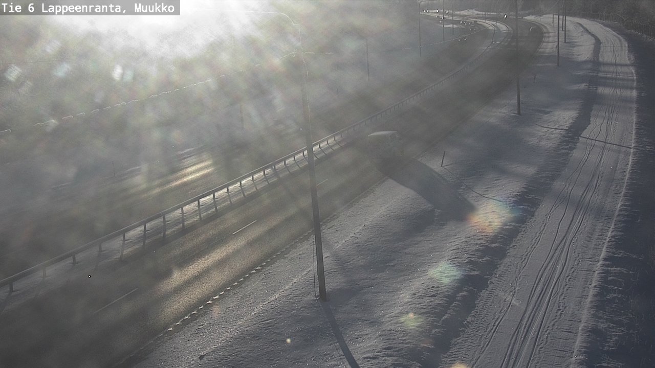 Weather Camera Image Road 6 Lappeenranta, Muukko, Lappeenranta, Etelä-Karjala