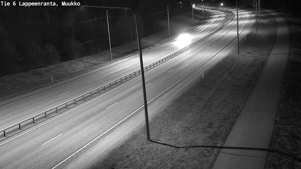 Weather Camera Image Väg 6 Villmanstrand, Muukko, Lappeenranta, Etelä-Karjala