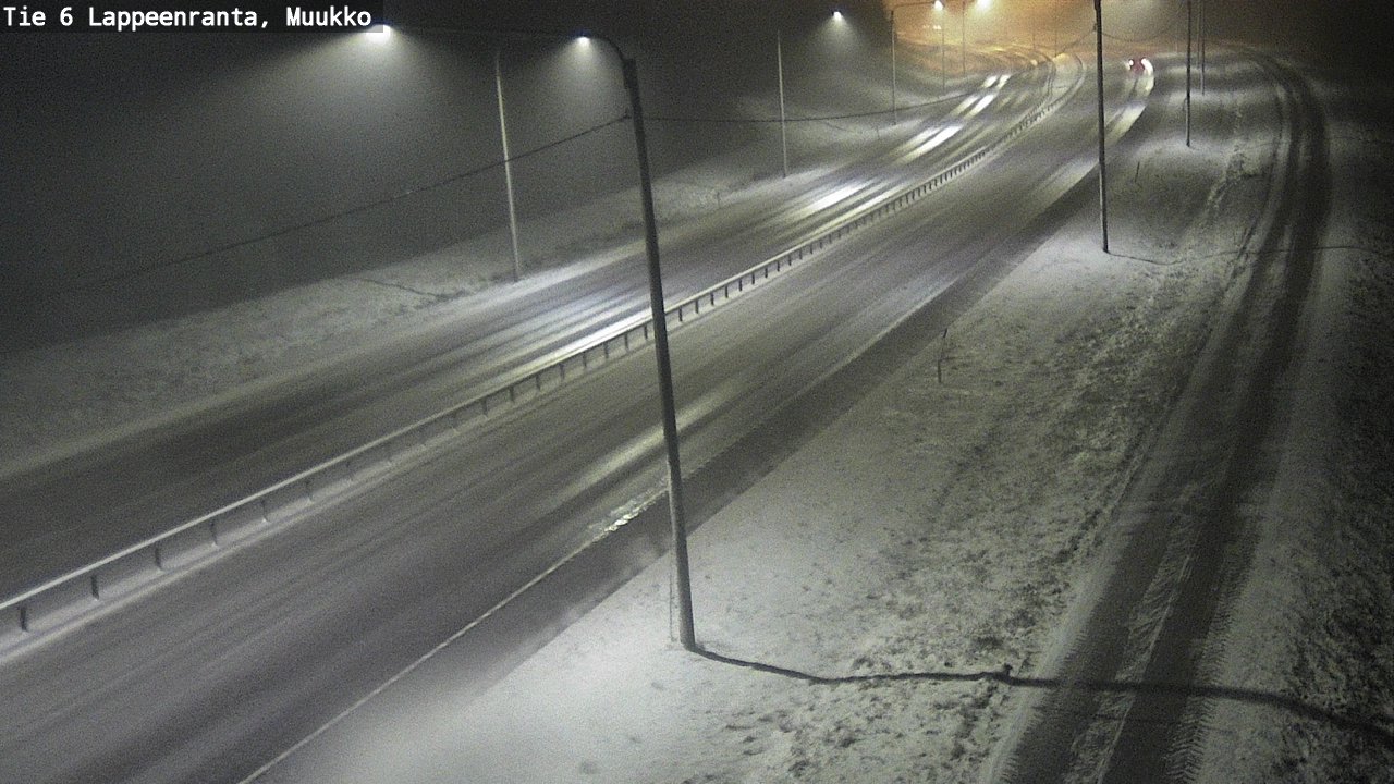 Weather Camera Image Road 6 Lappeenranta, Muukko, Lappeenranta, Etelä-Karjala