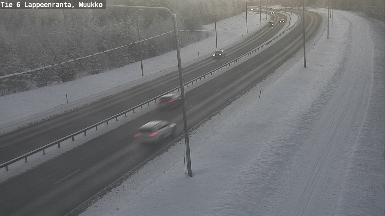 Kelikamerat Kuva Tie 6 Lappeenranta, Muukko, Lappeenranta, Etelä-Karjala