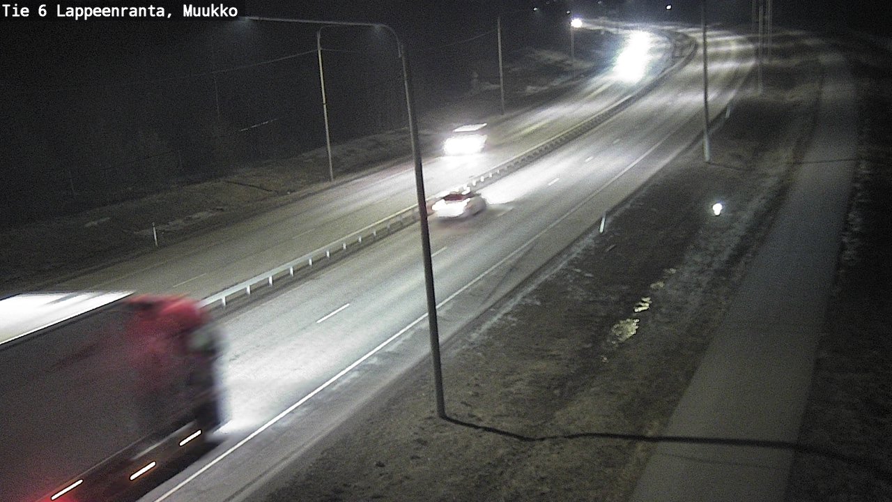 Weather Camera Image Road 6 Lappeenranta, Muukko, Lappeenranta, Etelä-Karjala