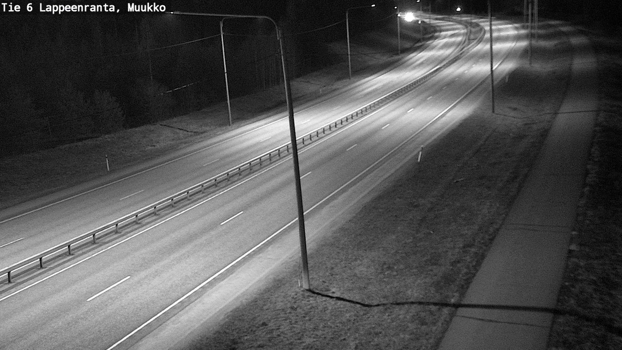 Weather Camera Image Road 6 Lappeenranta, Muukko, Lappeenranta, Etelä-Karjala