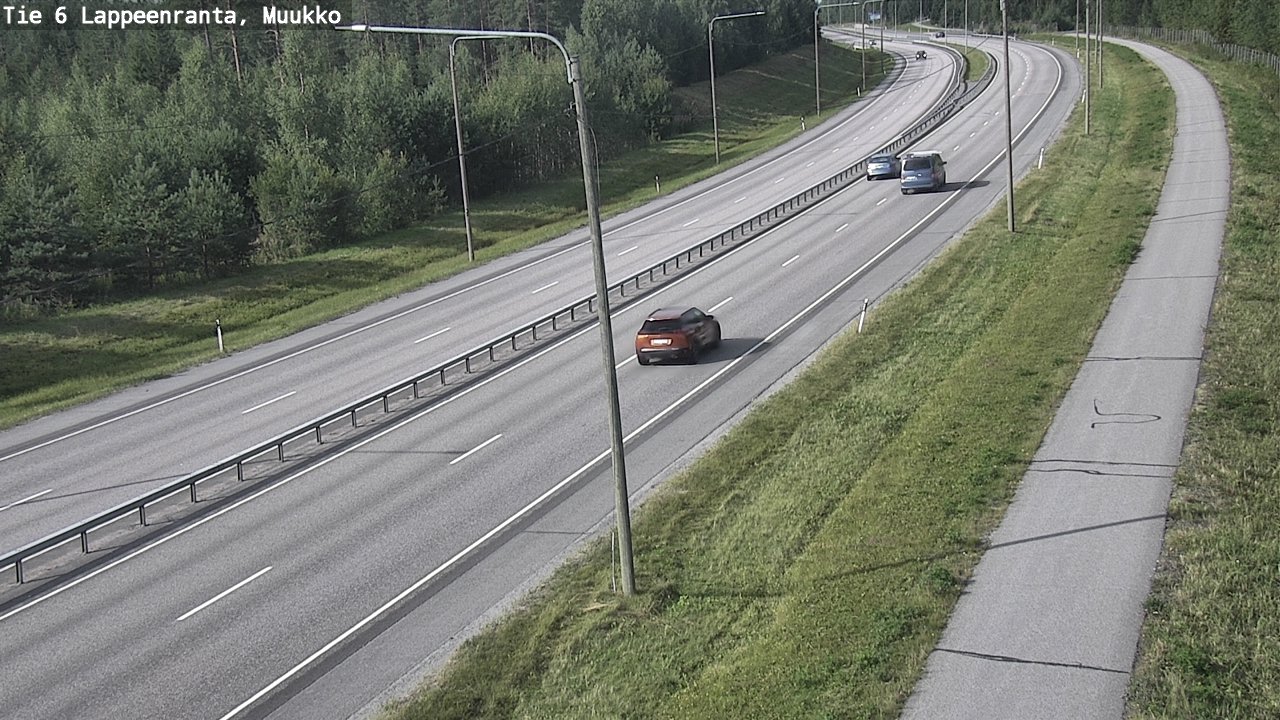 Kelikamerat Kuva Tie 6 Lappeenranta, Muukko, Lappeenranta, Etelä-Karjala