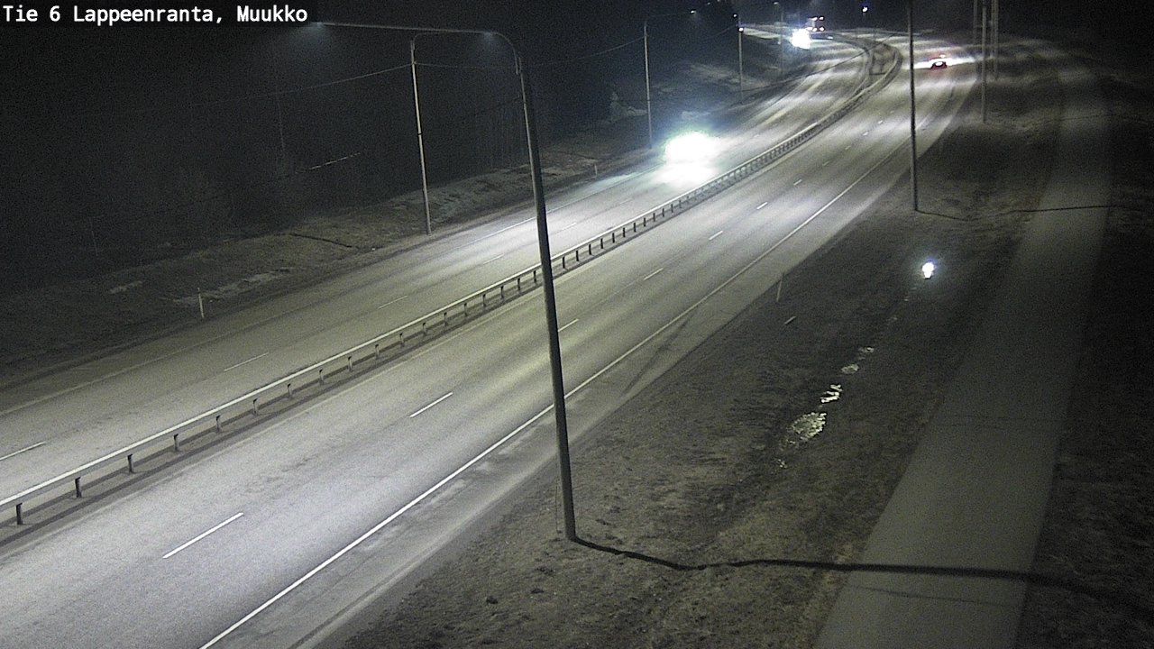 Weather Camera Image Road 6 Lappeenranta, Muukko, Lappeenranta, Etelä-Karjala