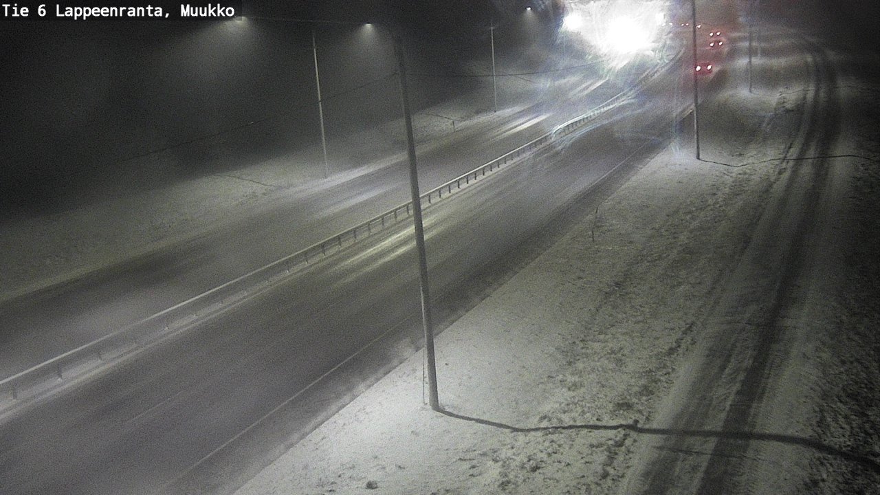 Weather Camera Image Road 6 Lappeenranta, Muukko, Lappeenranta, Etelä-Karjala