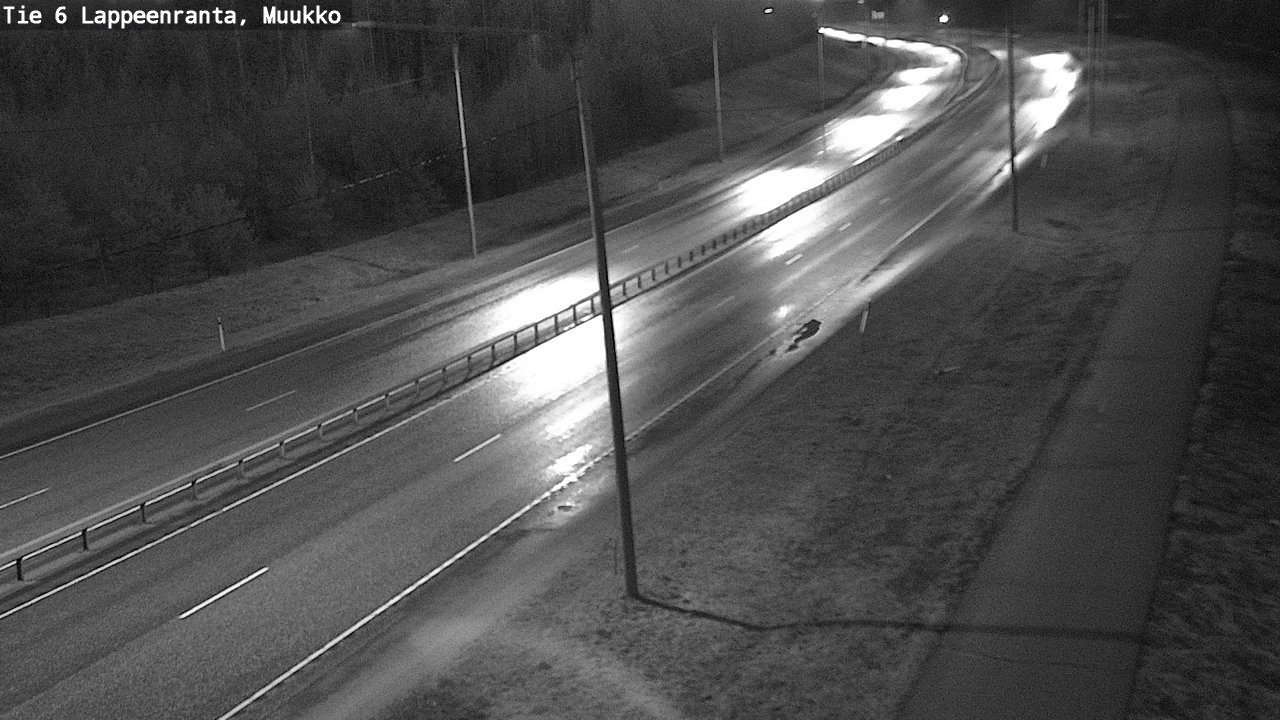 Weather Camera Image Väg 6 Villmanstrand, Muukko, Lappeenranta, Etelä-Karjala