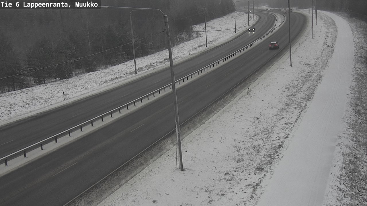 Weather Camera Image Road 6 Lappeenranta, Muukko, Lappeenranta, Etelä-Karjala