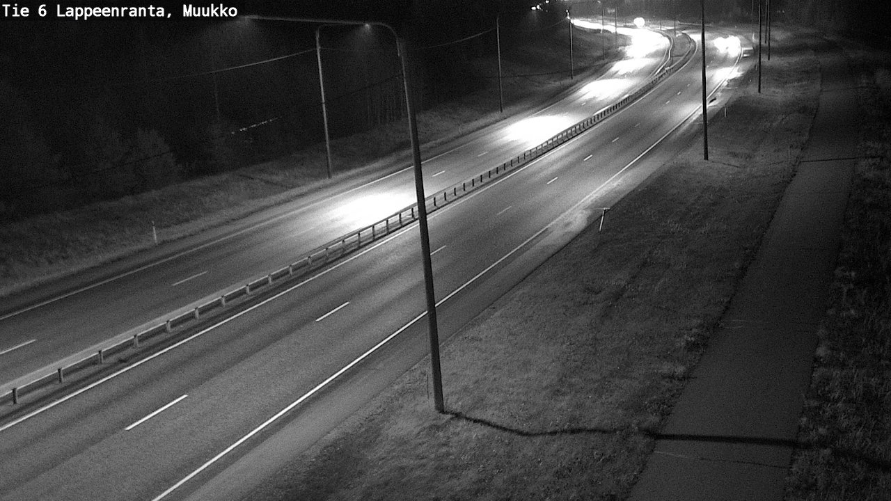 Weather Camera Image Road 6 Lappeenranta, Muukko, Lappeenranta, Etelä-Karjala