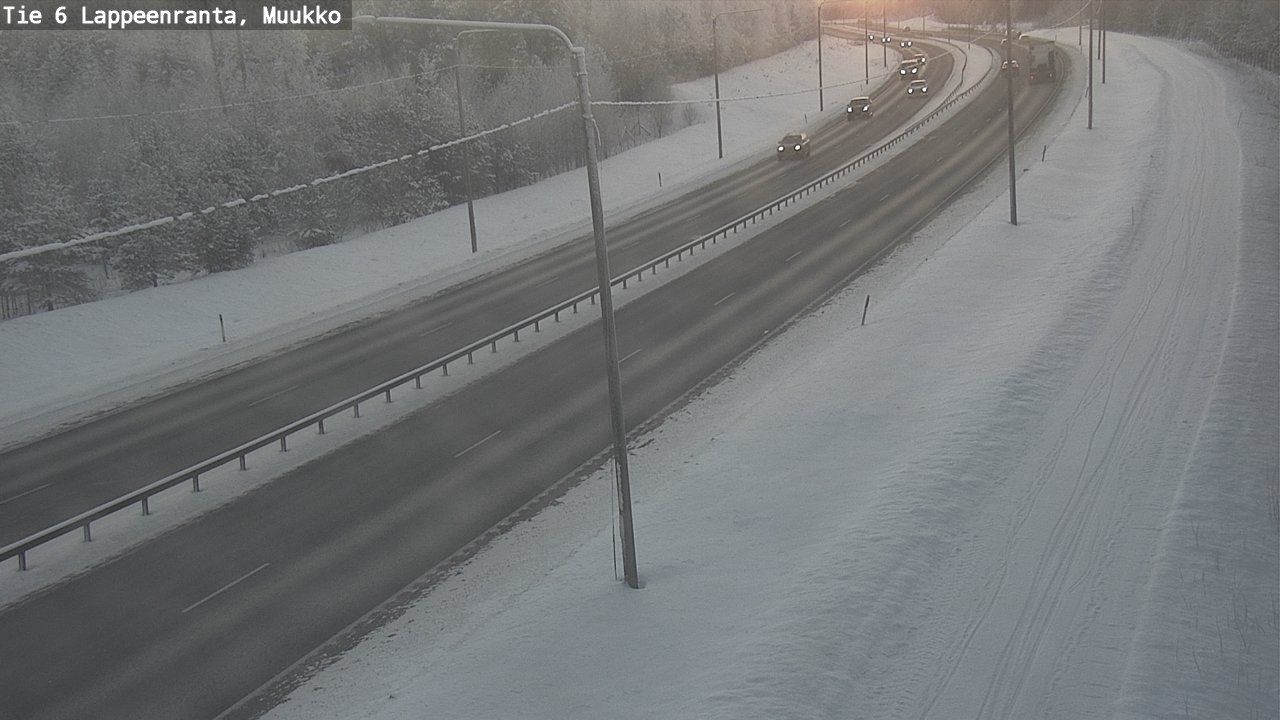 Kelikamerat Kuva Tie 6 Lappeenranta, Muukko, Lappeenranta, Etelä-Karjala