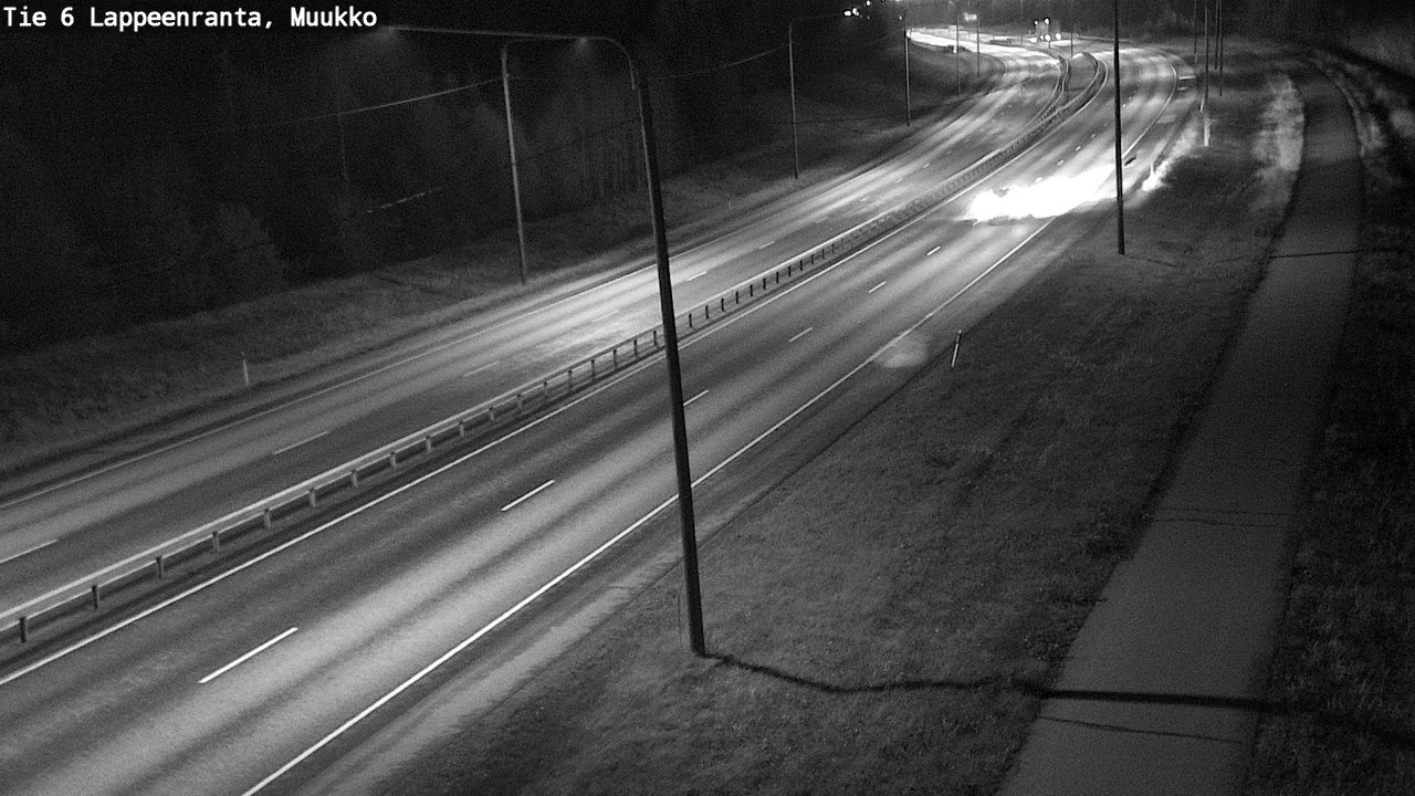 Weather Camera Image Road 6 Lappeenranta, Muukko, Lappeenranta, Etelä-Karjala