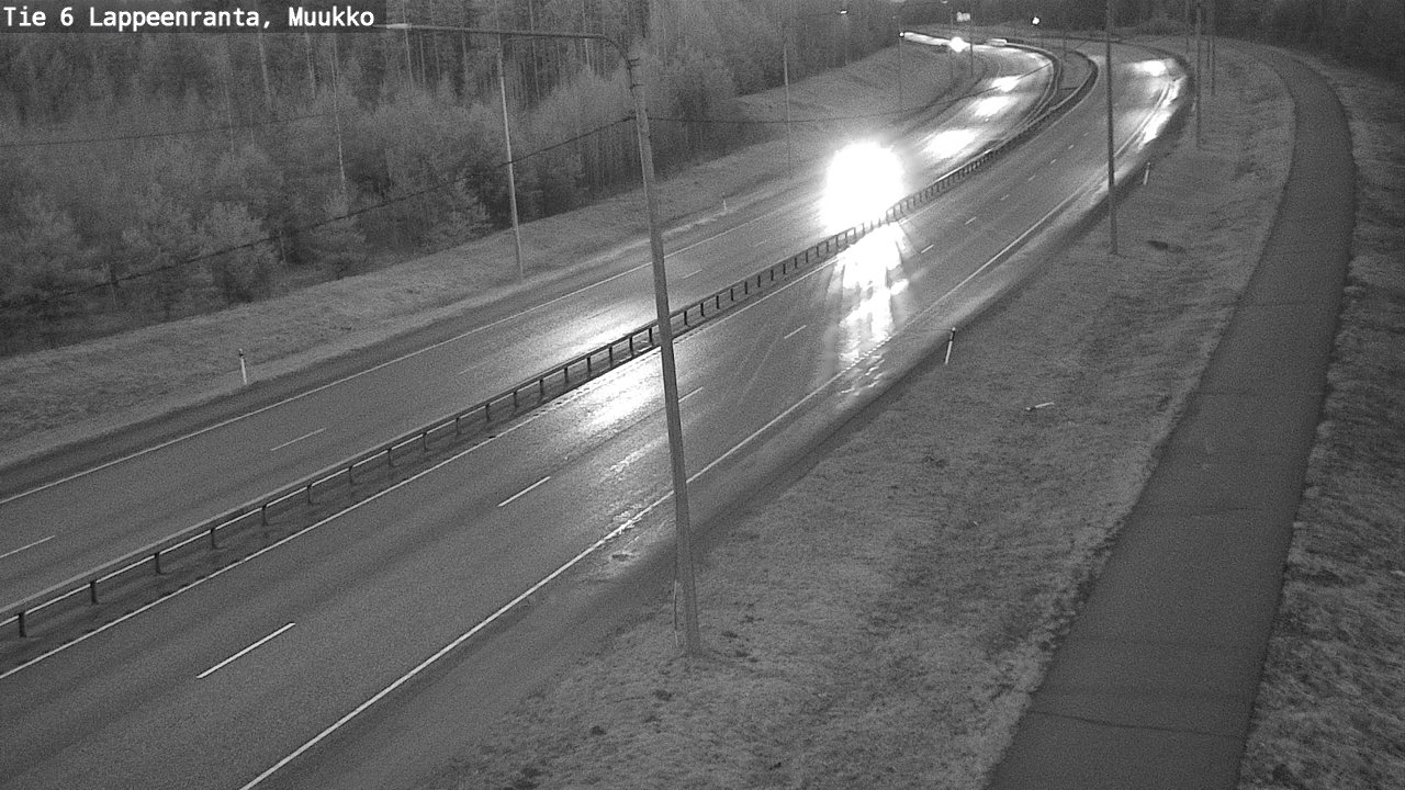 Weather Camera Image Väg 6 Villmanstrand, Muukko, Lappeenranta, Etelä-Karjala