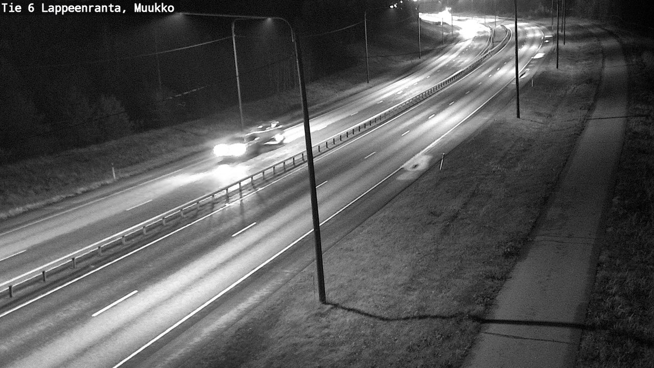 Weather Camera Image Väg 6 Villmanstrand, Muukko, Lappeenranta, Etelä-Karjala