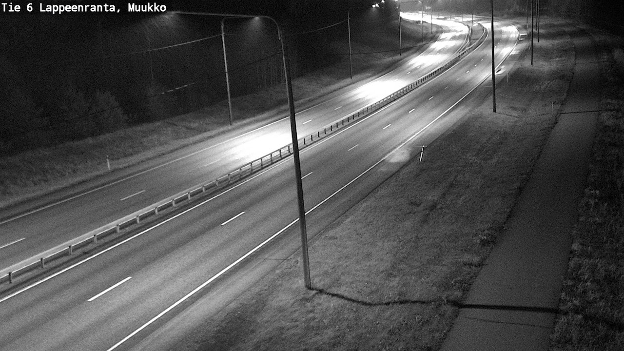 Weather Camera Image Road 6 Lappeenranta, Muukko, Lappeenranta, Etelä-Karjala