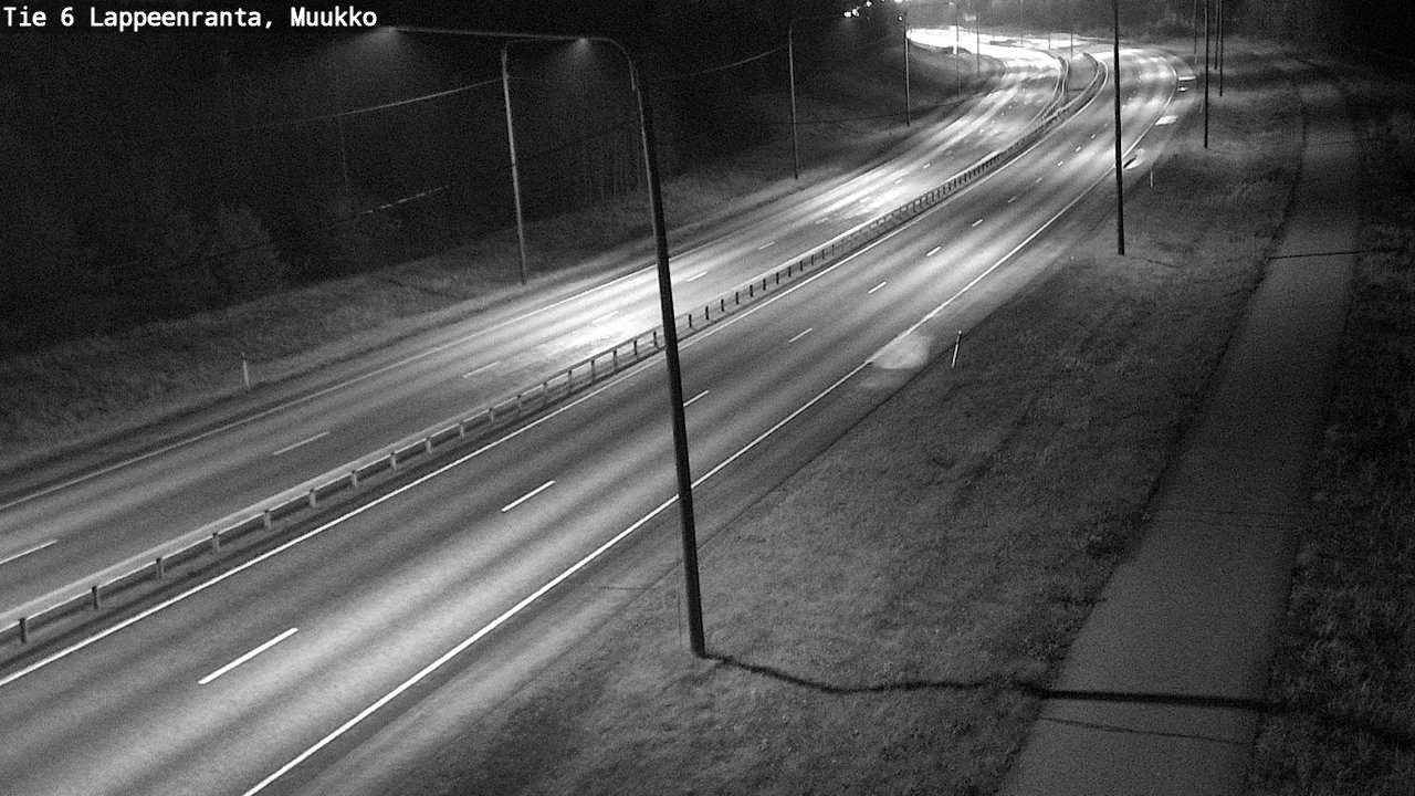 Weather Camera Image Väg 6 Villmanstrand, Muukko, Lappeenranta, Etelä-Karjala