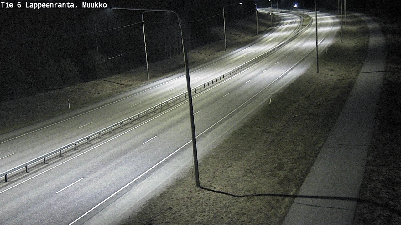 Weather Camera Image Väg 6 Villmanstrand, Muukko, Lappeenranta, Etelä-Karjala