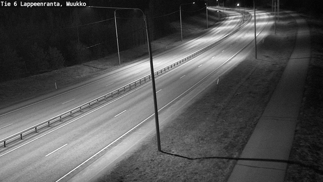 Weather Camera Image Road 6 Lappeenranta, Muukko, Lappeenranta, Etelä-Karjala