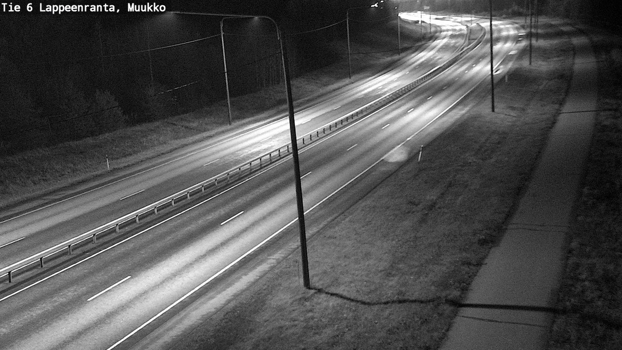 Weather Camera Image Road 6 Lappeenranta, Muukko, Lappeenranta, Etelä-Karjala