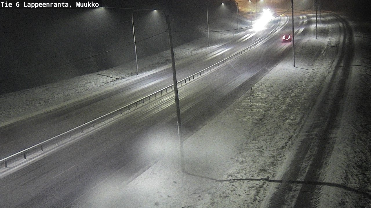 Weather Camera Image Road 6 Lappeenranta, Muukko, Lappeenranta, Etelä-Karjala