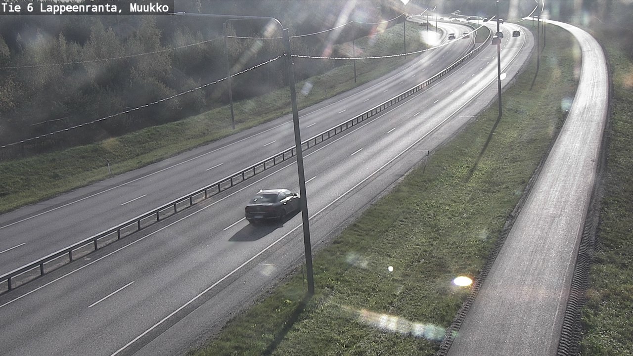 Weather Camera Image Road 6 Lappeenranta, Muukko, Lappeenranta, Etelä-Karjala