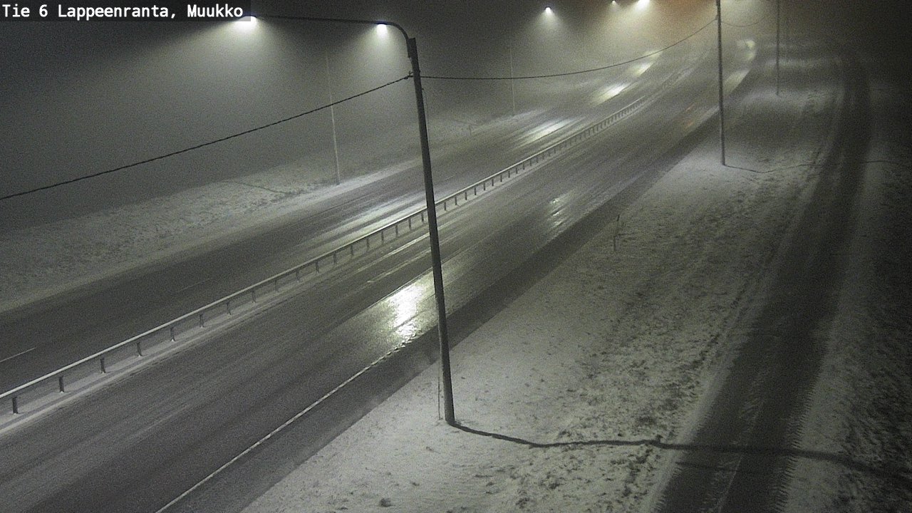 Weather Camera Image Road 6 Lappeenranta, Muukko, Lappeenranta, Etelä-Karjala