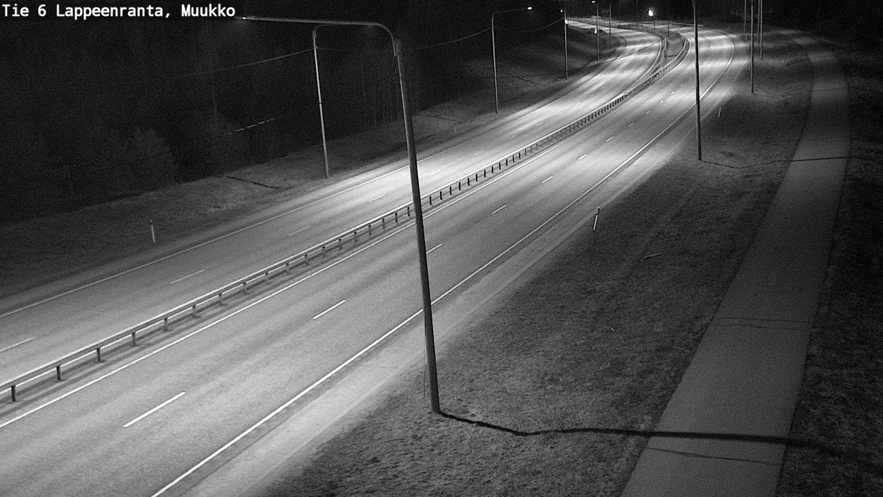 Weather Camera Image Road 6 Lappeenranta, Muukko, Lappeenranta, Etelä-Karjala
