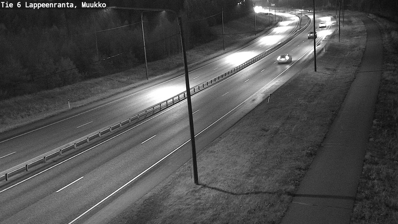 Weather Camera Image Road 6 Lappeenranta, Muukko, Lappeenranta, Etelä-Karjala
