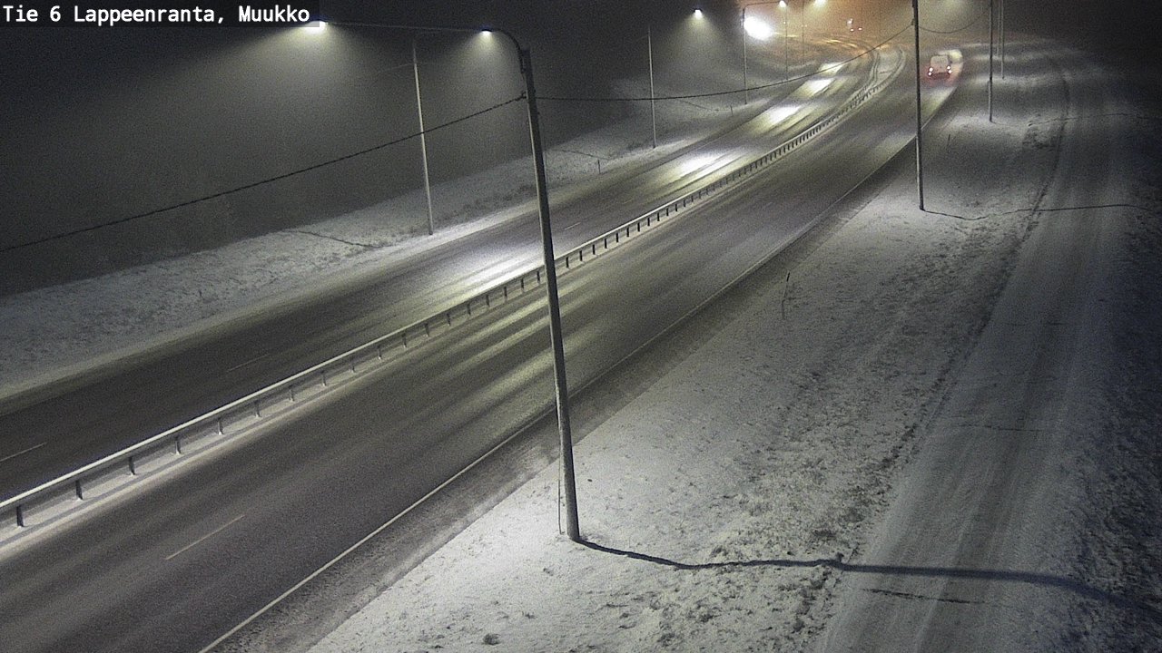 Weather Camera Image Road 6 Lappeenranta, Muukko, Lappeenranta, Etelä-Karjala