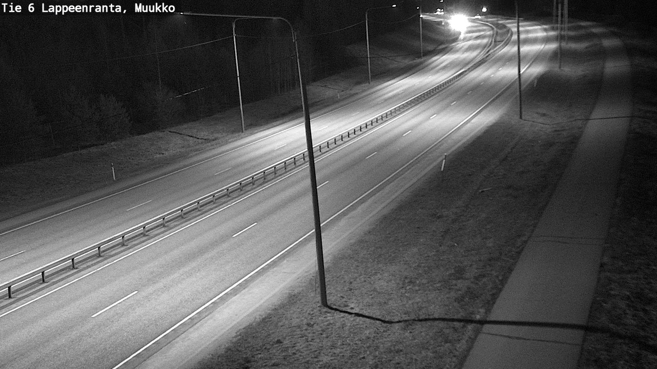 Weather Camera Image Väg 6 Villmanstrand, Muukko, Lappeenranta, Etelä-Karjala