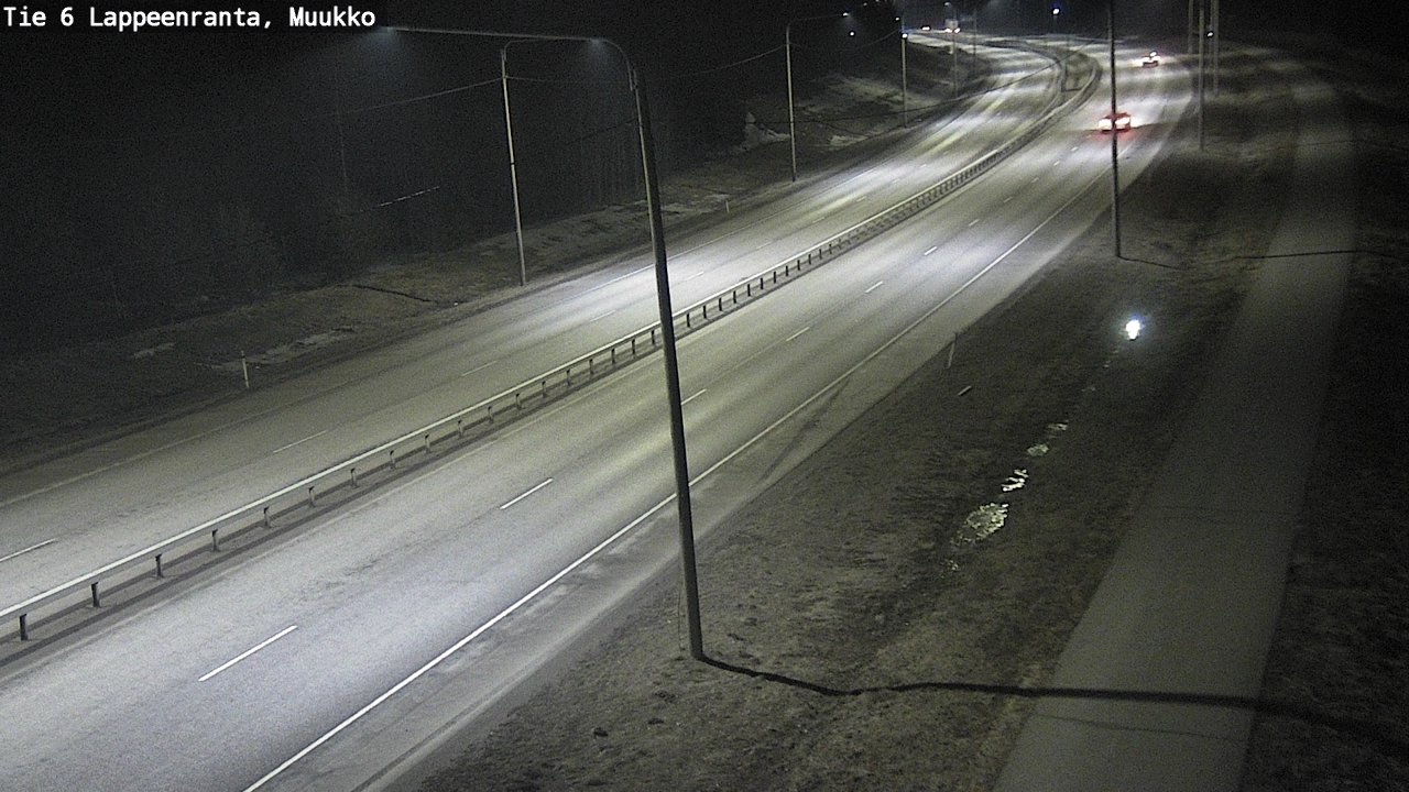 Weather Camera Image Road 6 Lappeenranta, Muukko, Lappeenranta, Etelä-Karjala