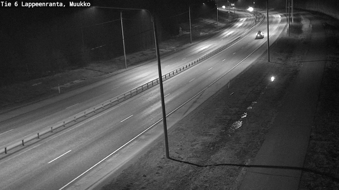 Weather Camera Image Road 6 Lappeenranta, Muukko, Lappeenranta, Etelä-Karjala