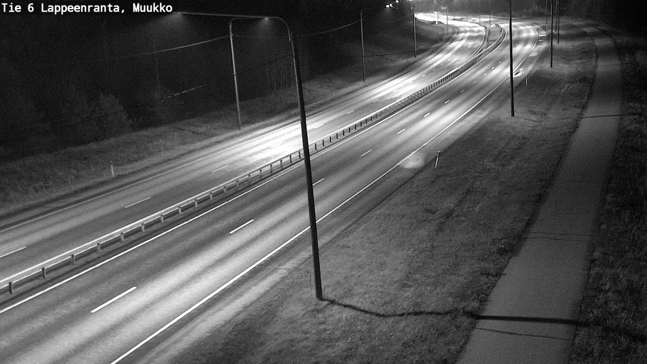 Weather Camera Image Road 6 Lappeenranta, Muukko, Lappeenranta, Etelä-Karjala