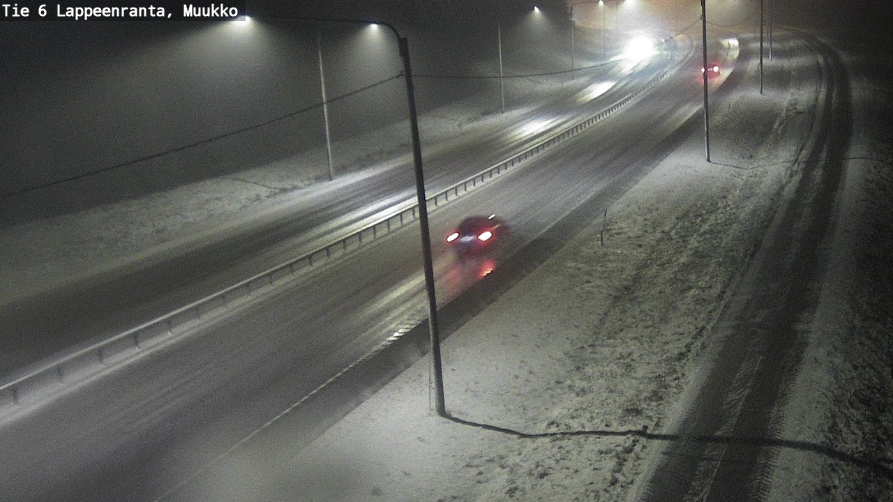 Weather Camera Image Road 6 Lappeenranta, Muukko, Lappeenranta, Etelä-Karjala