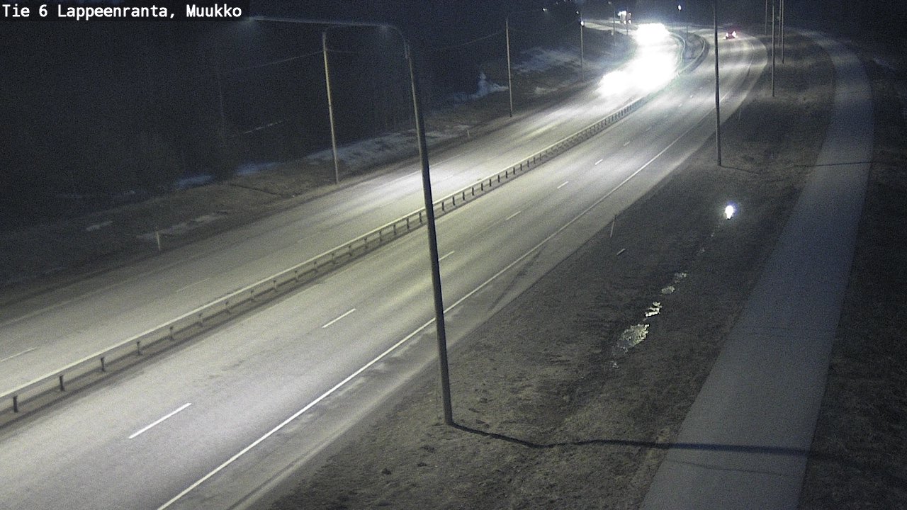Weather Camera Image Road 6 Lappeenranta, Muukko, Lappeenranta, Etelä-Karjala