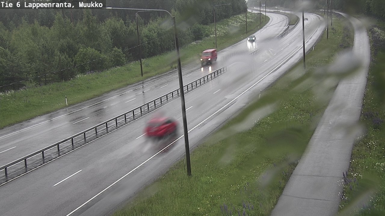 Weather Camera Image Road 6 Lappeenranta, Muukko, Lappeenranta, Etelä-Karjala