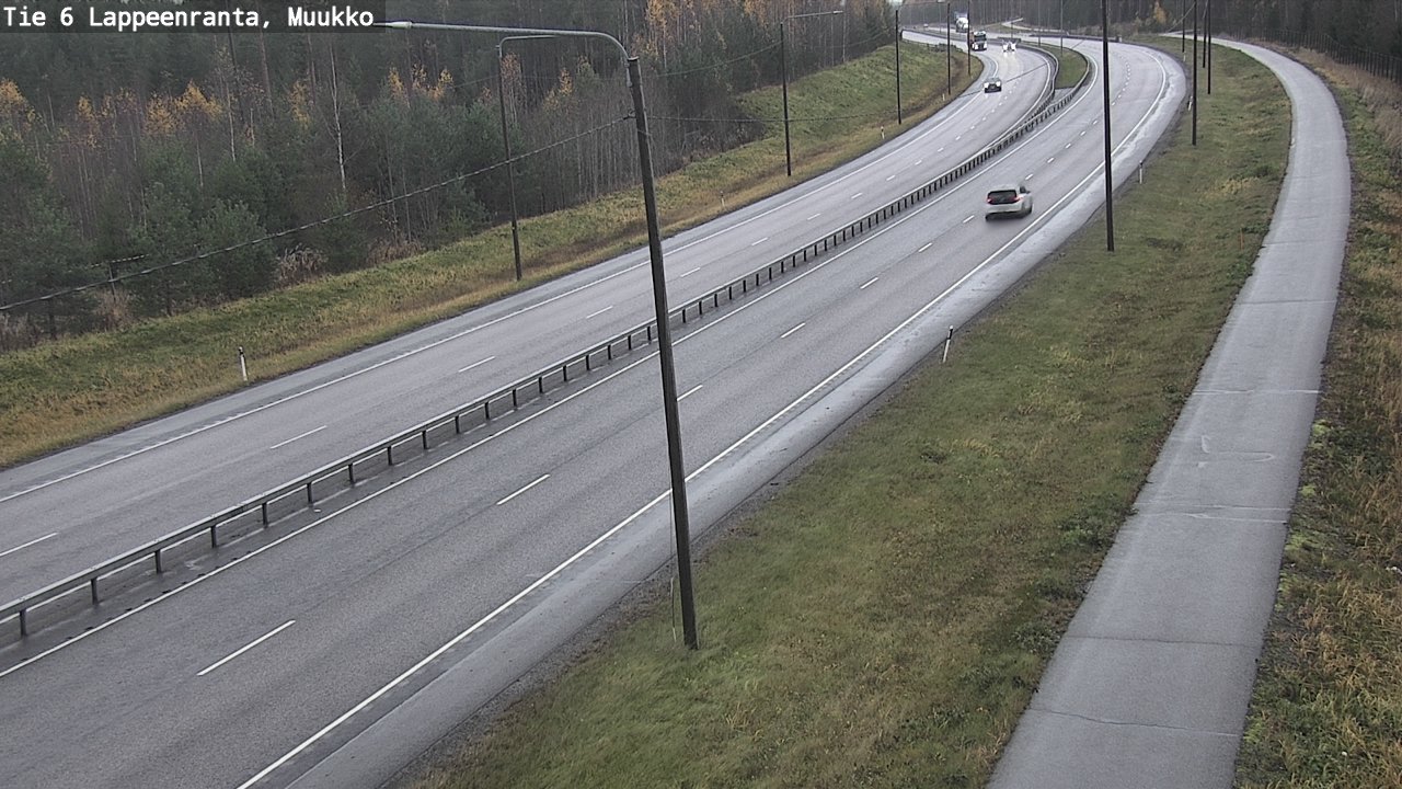 Weather Camera Image Road 6 Lappeenranta, Muukko, Lappeenranta, Etelä-Karjala