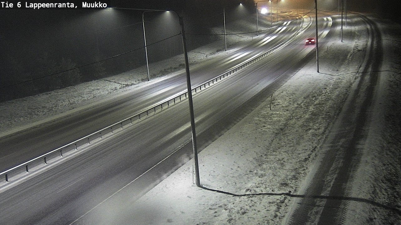 Weather Camera Image Road 6 Lappeenranta, Muukko, Lappeenranta, Etelä-Karjala