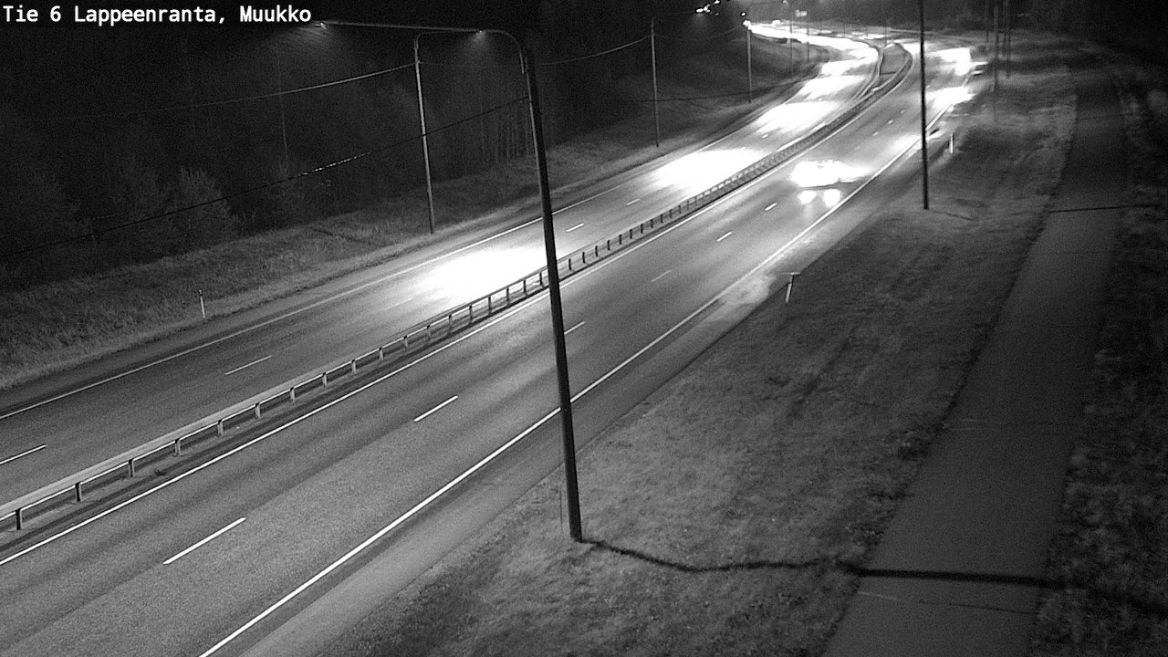Weather Camera Image Road 6 Lappeenranta, Muukko, Lappeenranta, Etelä-Karjala