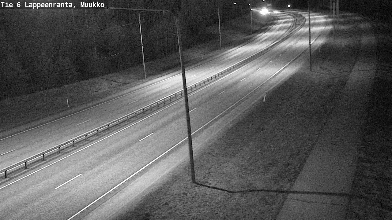 Weather Camera Image Road 6 Lappeenranta, Muukko, Lappeenranta, Etelä-Karjala