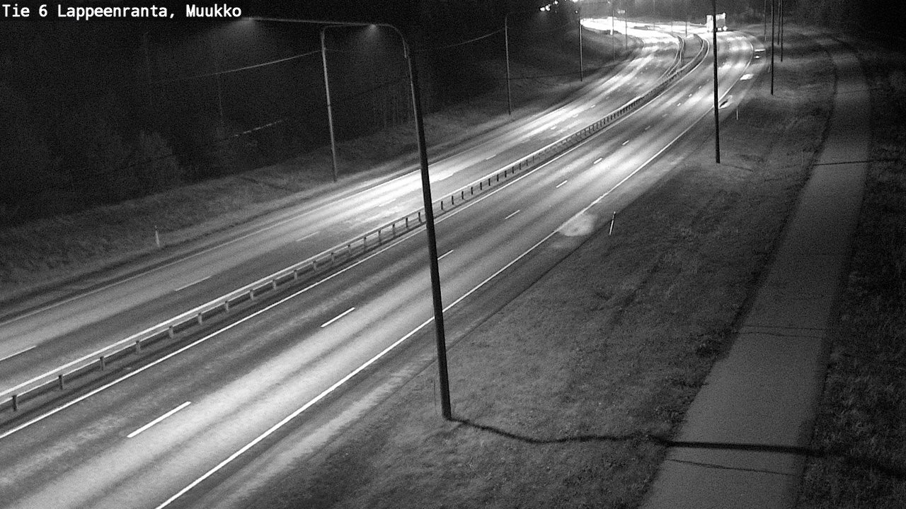 Weather Camera Image Väg 6 Villmanstrand, Muukko, Lappeenranta, Etelä-Karjala