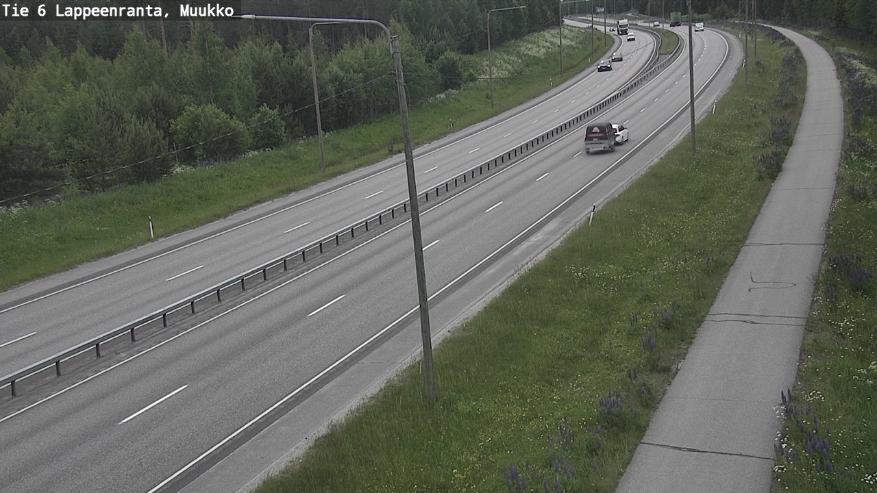 Kelikamerat Kuva Tie 6 Lappeenranta, Muukko, Lappeenranta, Etelä-Karjala