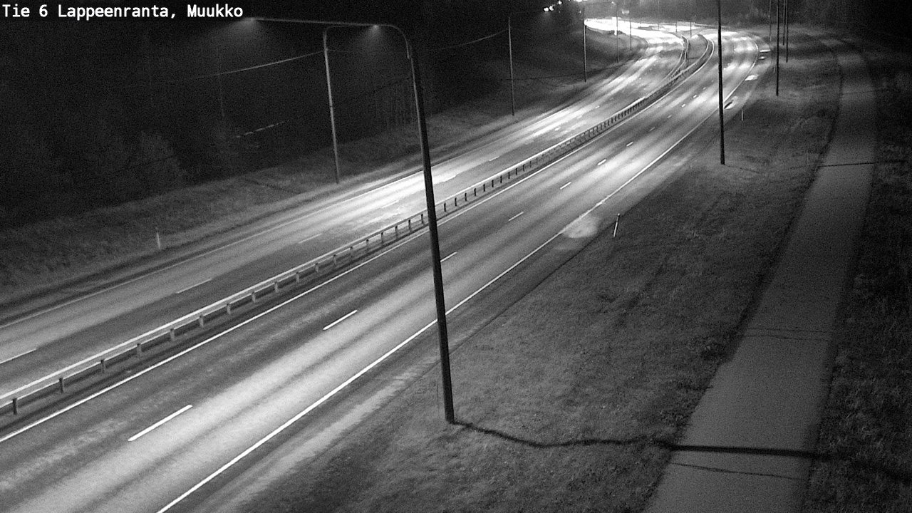 Weather Camera Image Väg 6 Villmanstrand, Muukko, Lappeenranta, Etelä-Karjala