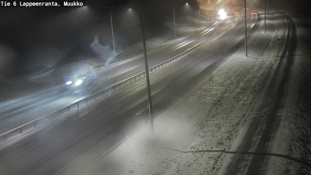Weather Camera Image Road 6 Lappeenranta, Muukko, Lappeenranta, Etelä-Karjala